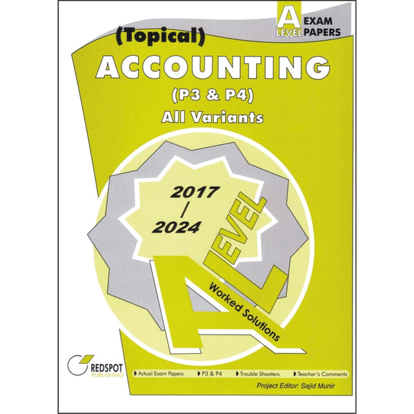 Redspot A Level Accounting P3 & P4 (Topical)