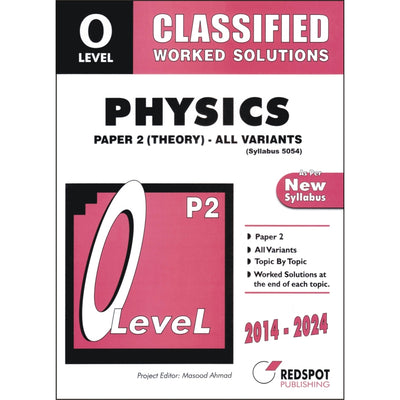 Redspot O Level Classified Physics P2 (All Variants)