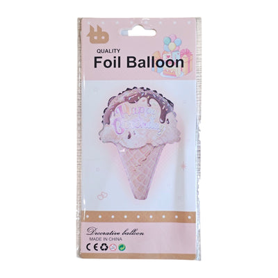 Ice-cream Foil Balloon 14"