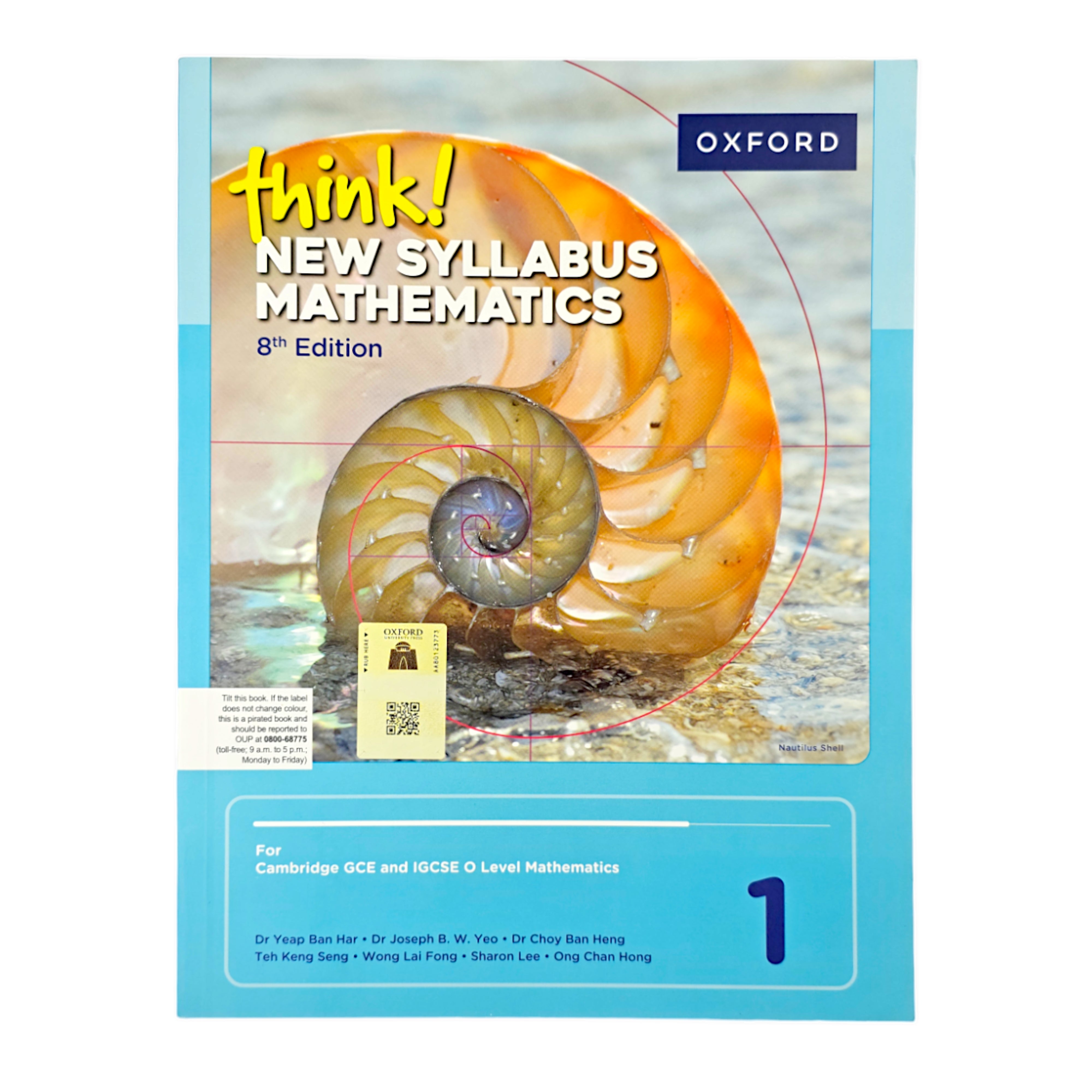 Oxford - Think New Syllabus Mathematics 1 - 8th Edition – ReadStore.pk