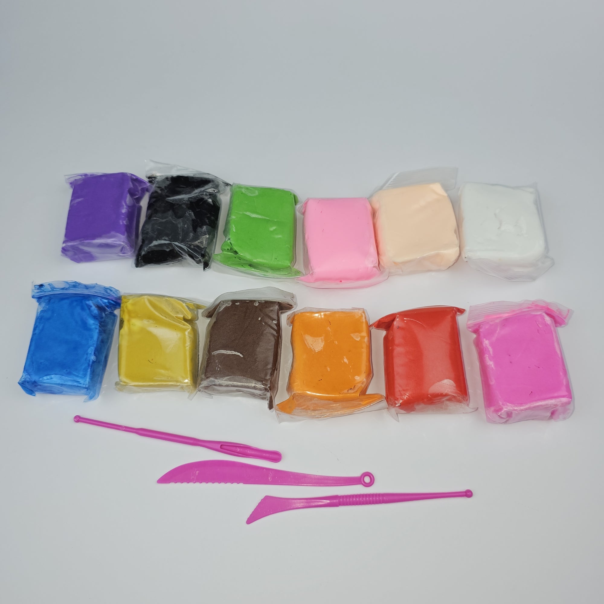 Light Rust Clay Pack of Super Light Clay 12 Colours – ReadStore.pk