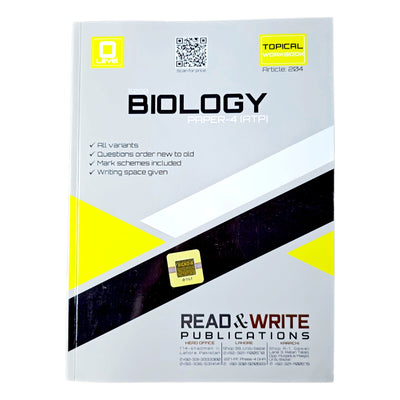Read & Write O Levels Biology P-6 Topical Past Papers 204