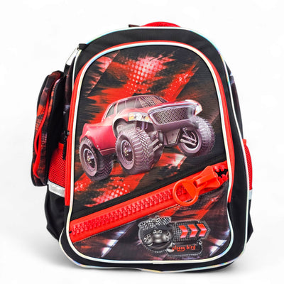 Glossy Bird Racing Car School Bag + Lunch Bag GB2609