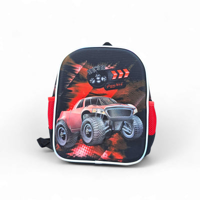 Glossy Bird Racing Car School Bag + Lunch Bag GB2609