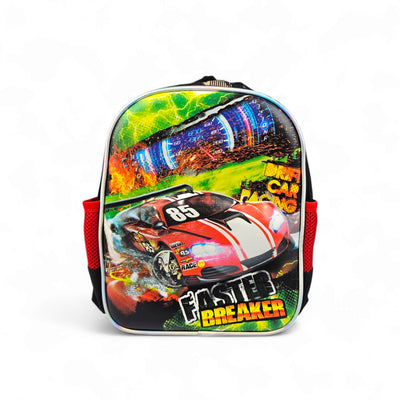 Glossy Bird Racing Car School Bag + Lunch Bag GB2609