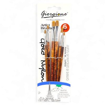 Giorgione Artist Brush 6 Pcs