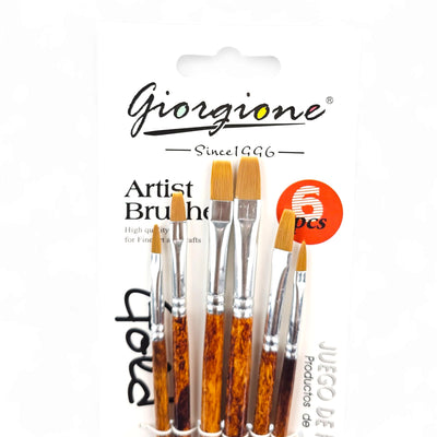 Giorgione Artist Brush 6 Pcs
