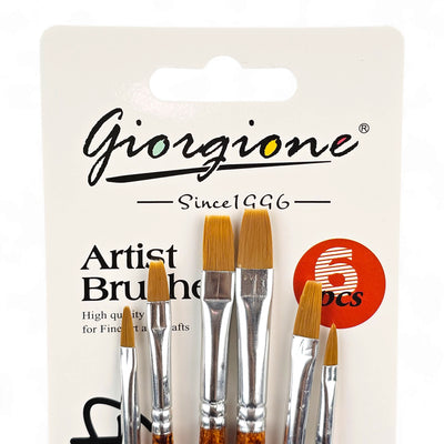 Giorgione Artist Brush 6 Pcs