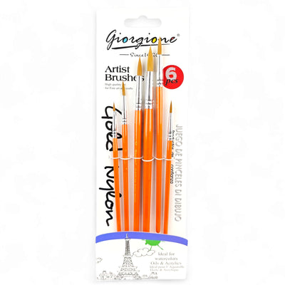 Giorgione Artist Brush 6 Pcs
