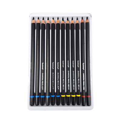 Keep Smiling Charcoal Pencils 12 Pcs TB-1060