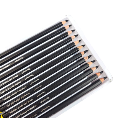 Keep Smiling Charcoal Pencils 12 Pcs TB-1060