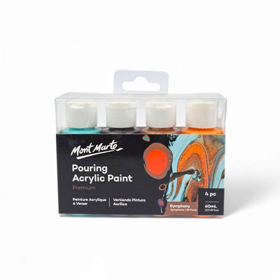 Mont Marte Pouring Acrylic Paint 60ml 4 Colours