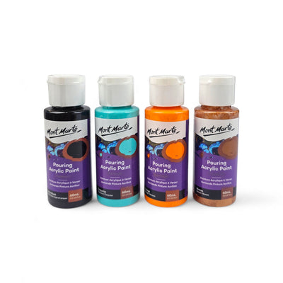 Mont Marte Pouring Acrylic Paint 60ml 4 Colours
