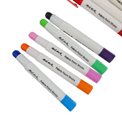 Mont Marte Fabric Paint Sticks 9 Pcs