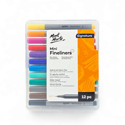 Mont Marte Mini Fineliners 12Pcs