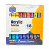 Keep Smiling Acrylic Paint Set 30ml - 18 Pcs