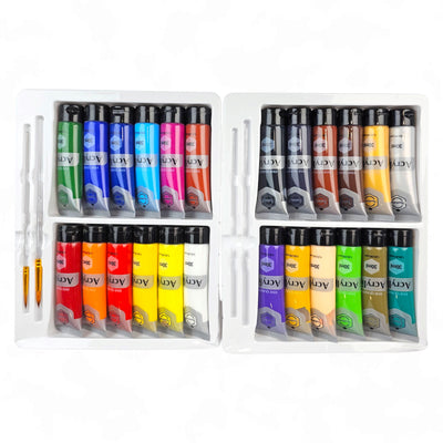 Keep Smiling Acrylic Paint Set 30ml - 24 Pcs