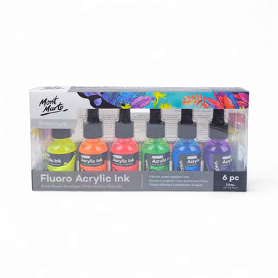 Mont Marte Acrylic Ink 20ml - 6 Pcs