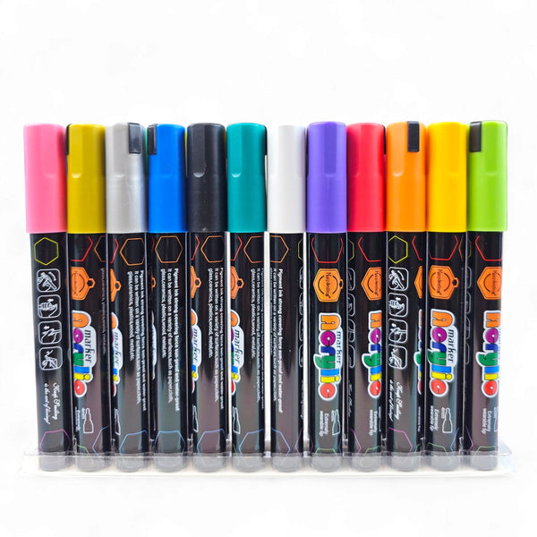 Keep Smiling Acrylic Marker 24 Colors