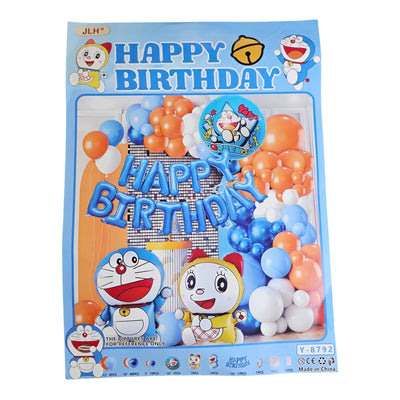 Happy Birthday Doraemon Theme Balloon Set Y-8792