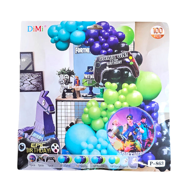 Birthday Game ON Theme Balloon Set P-863