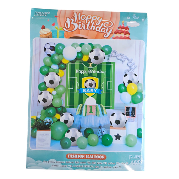 Happy Birthday Football Theme Set