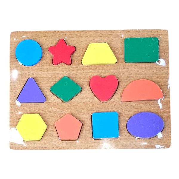 Wooden Shapes Puzzle WP-017