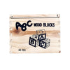 ABC Wooden Blocks ABC 48 Pcs - 4902
