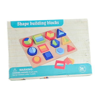 Wooden Shape Building Blocks 4750