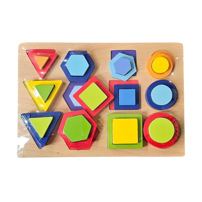 Wooden Shape Building Blocks 4750