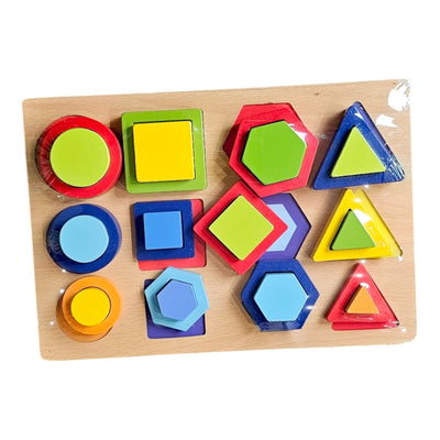 Wooden Shape Building Blocks 4750