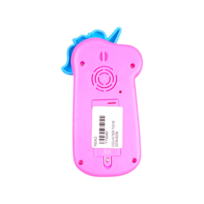 Kids Unicorn Learning Phone Toy Pink