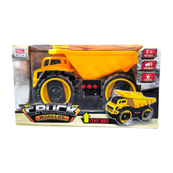 Truck Workers Dump Truck Toy