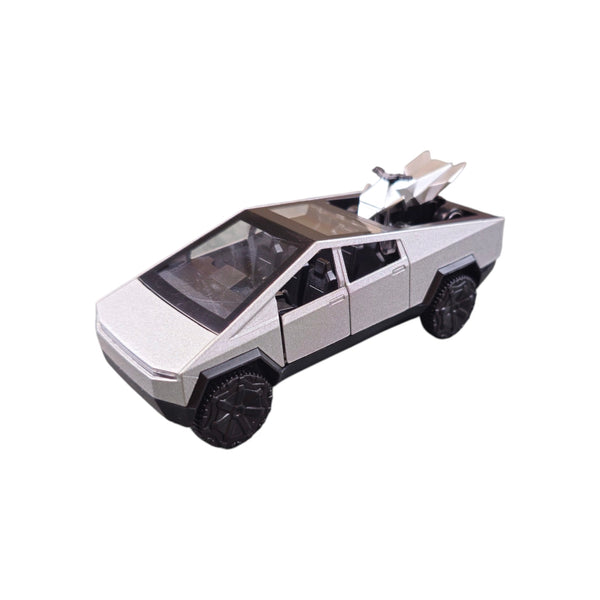 Metal Scale Model Car Silver