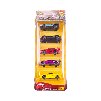 Fast Wheels Cars 5 Pcs