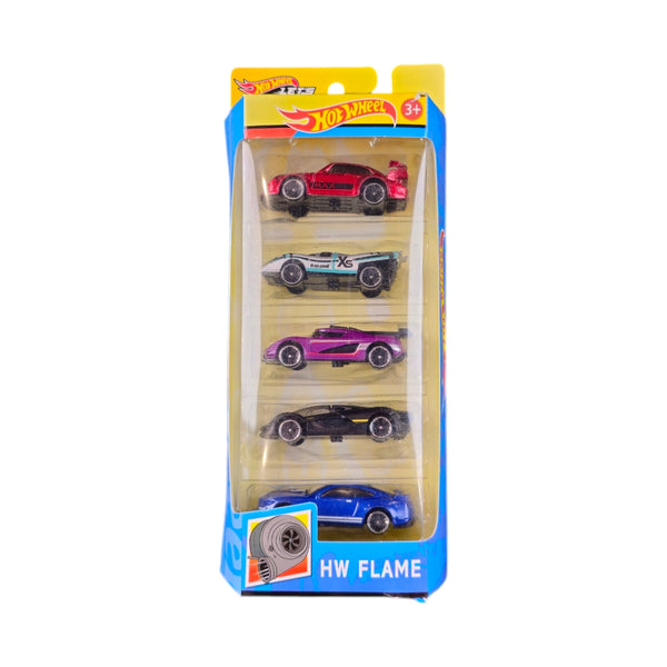 HW Flame Cars 5 Pcs