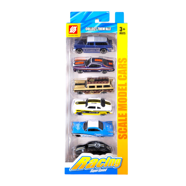 Racing Cars 6 Pcs