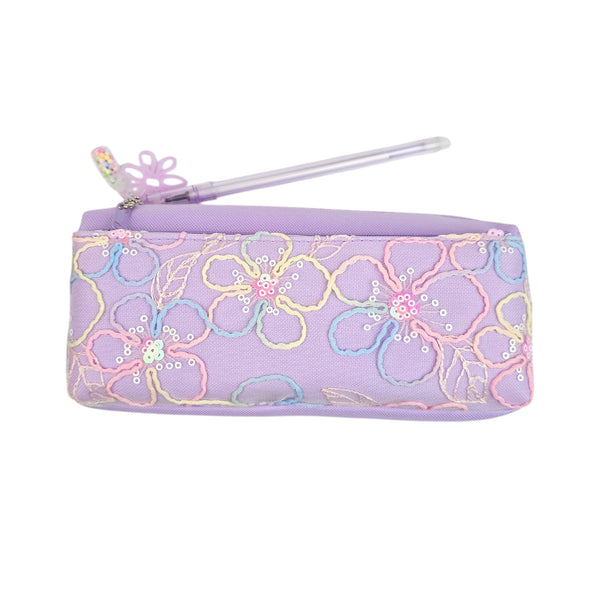 Floral Embroidered Pouch 9150