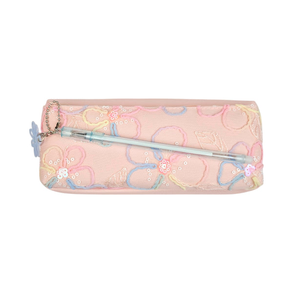 Floral Embroidered Pouch 9150