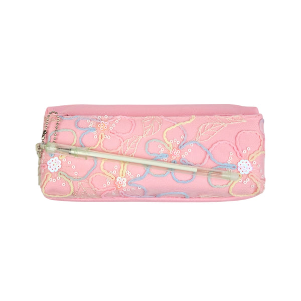 Floral Embroidered Pouch 9150