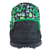 Green Print Trolley School Bag 3509