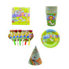 Wild Jungle Adventure Birthday Party Set - 10-Piece Kit for an Exotic Decoration