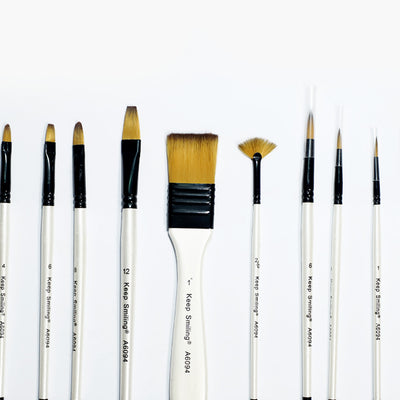 Keep Smiling Artist Value Brush Set 12 Pcs