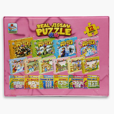 Character Fun Real Jigsaw Puzzle - 12 Pcs