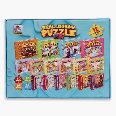 Character Fun Real Jigsaw Puzzle - 12 Pcs