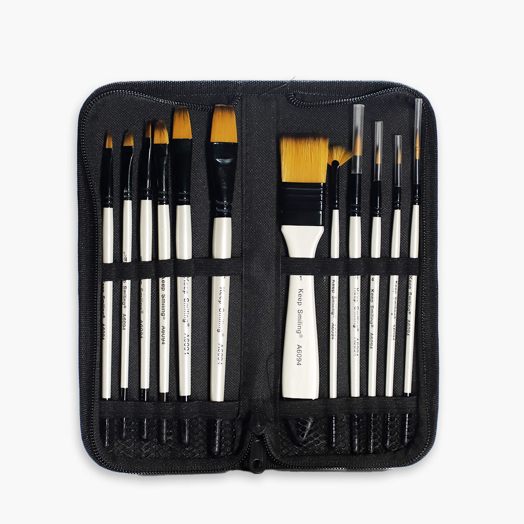 Keep Smiling Artist Value Brush Set 12 Pcs – ReadStore.pk