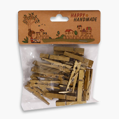 Happy Handmade Wooden Clips