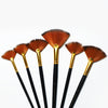 Keep Smiling Artist Brush Set (Fan)- 6 Pcs