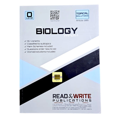Read & Write O Levels Biology P-1 Topical Past Papers 205