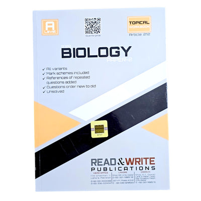Read & Write A Levels Biology P-2 Topical Past Papers 212
